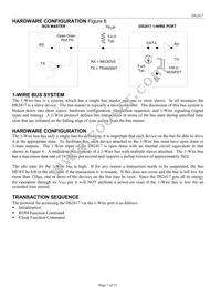 DS2417X/T&R Datasheet Page 7