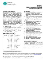 DS2422S+ Datasheet Cover