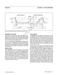 DS2431GB+U Datasheet Page 17