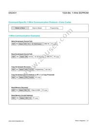 DS2431GB+U Datasheet Page 21