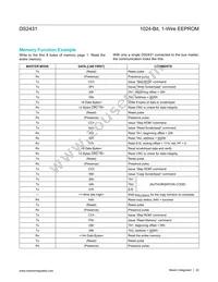 DS2431GB+U Datasheet Page 22