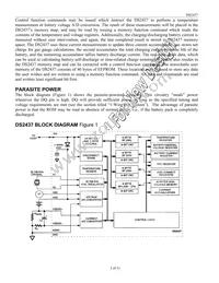 DS2437S-3/T&R Datasheet Page 3