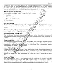 DS2437S-3/T&R Datasheet Page 17