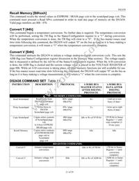 DS2438AZ/T&R Datasheet Page 21