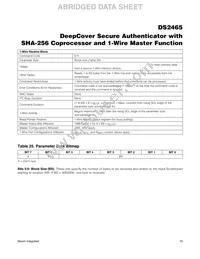 DS2465P+T Datasheet Page 21