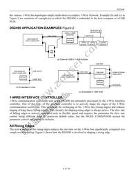 DS2490S+T&R Datasheet Page 4