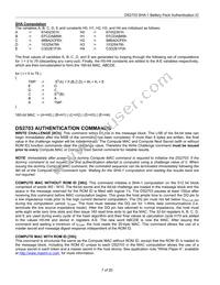 DS2703U-C0B+ Datasheet Page 7