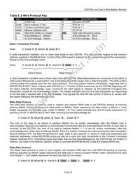 DS2746G-C02+T&R Datasheet Page 15