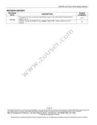 DS2746G-C02+T&R Datasheet Page 17