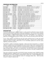 DS2760BE+T&R Datasheet Page 2