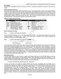 DS2764BE+025/T&R Datasheet Page 18