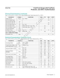 DS2784G+T&R Datasheet Page 3