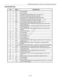 DS2790G+T&R Datasheet Page 7