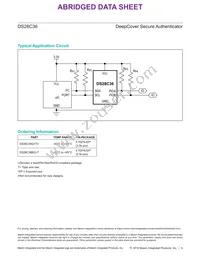 DS28C36Q+U Datasheet Page 6