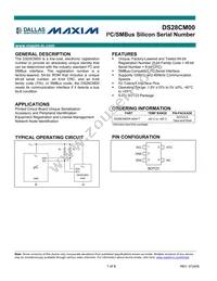 DS28CM00R-A00+U Datasheet Cover