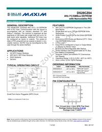 DS28CZ04G-4+T Datasheet Cover