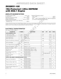 DS28E01G-100+T&R Datasheet Page 2