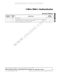 DS28E10R-W15+1T Datasheet Page 17