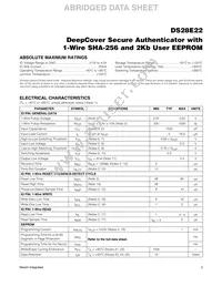 DS28E22Q+U Datasheet Page 2