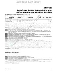 DS28E22Q+U Datasheet Page 3
