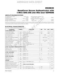 DS28E25G+U Datasheet Page 2