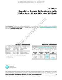 DS28E25G+U Datasheet Page 5