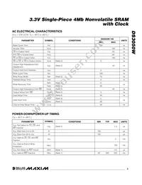 DS3050W-100# Datasheet Page 3