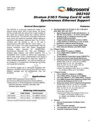 DS3102GN Datasheet Cover