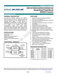 DS3144N Datasheet Cover