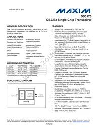 DS3170N Datasheet Cover