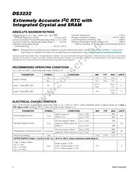 DS3232S#T&R Datasheet Page 2