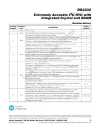 DS3232S#T&R Datasheet Page 19