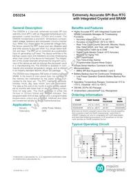 DS3234SN# Datasheet Cover