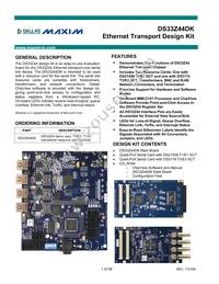 DS33Z44+ Datasheet Cover