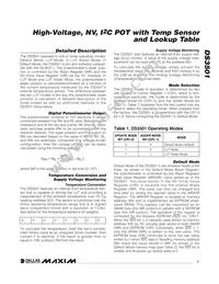 DS3501U+H Datasheet Page 7