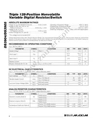 DS3904U-010+T&R Datasheet Page 2