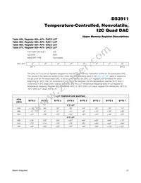 DS3911T+T Datasheet Page 21