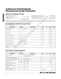 DS3984T+ Datasheet Page 2