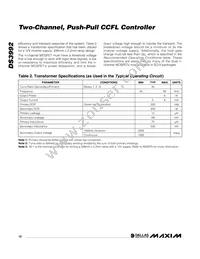 DS3992Z-09N+T&R Datasheet Page 10