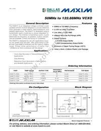 DS4077L-HCN Datasheet Cover