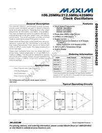 DS4106BN+ Datasheet Cover