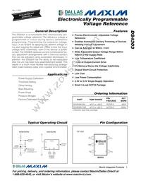 DS4303R-U+ Datasheet Cover