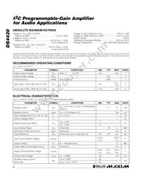 DS4420N+T&R Datasheet Page 2
