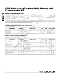 DS4510U-10+T&R Datasheet Page 2