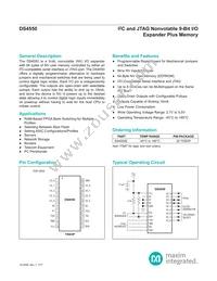 DS4550E+T&R Datasheet Cover