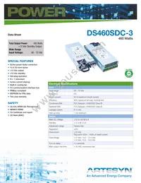 DS460SDC-3-001 Datasheet Cover