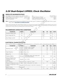 DS4625P+100/150 Datasheet Page 2