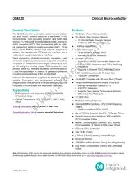 DS4830T+T Datasheet Cover