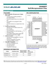 DS5000FP-16+ Datasheet Cover