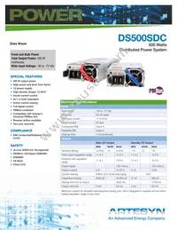 DS500SDC-3-001 Datasheet Cover